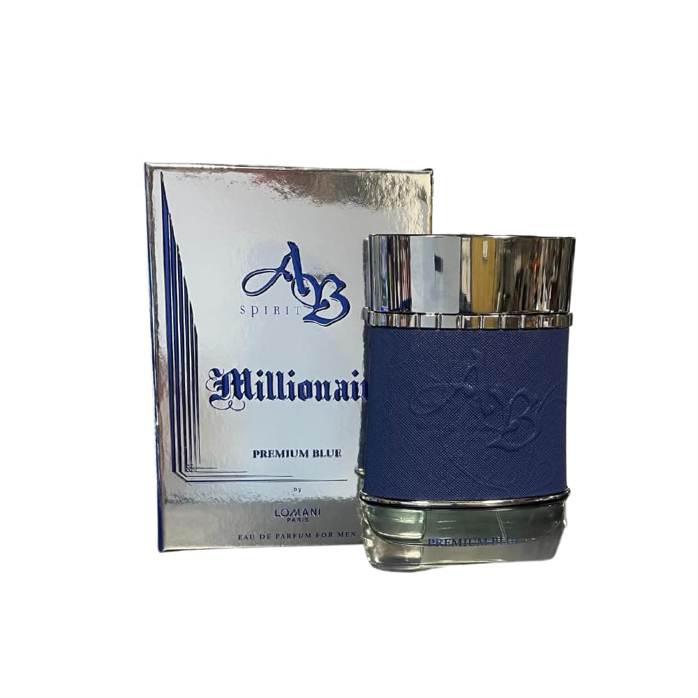 Ab Spirit Millionaire Premium Blue by Lomani for Men - 3.3 oz EDP Spray