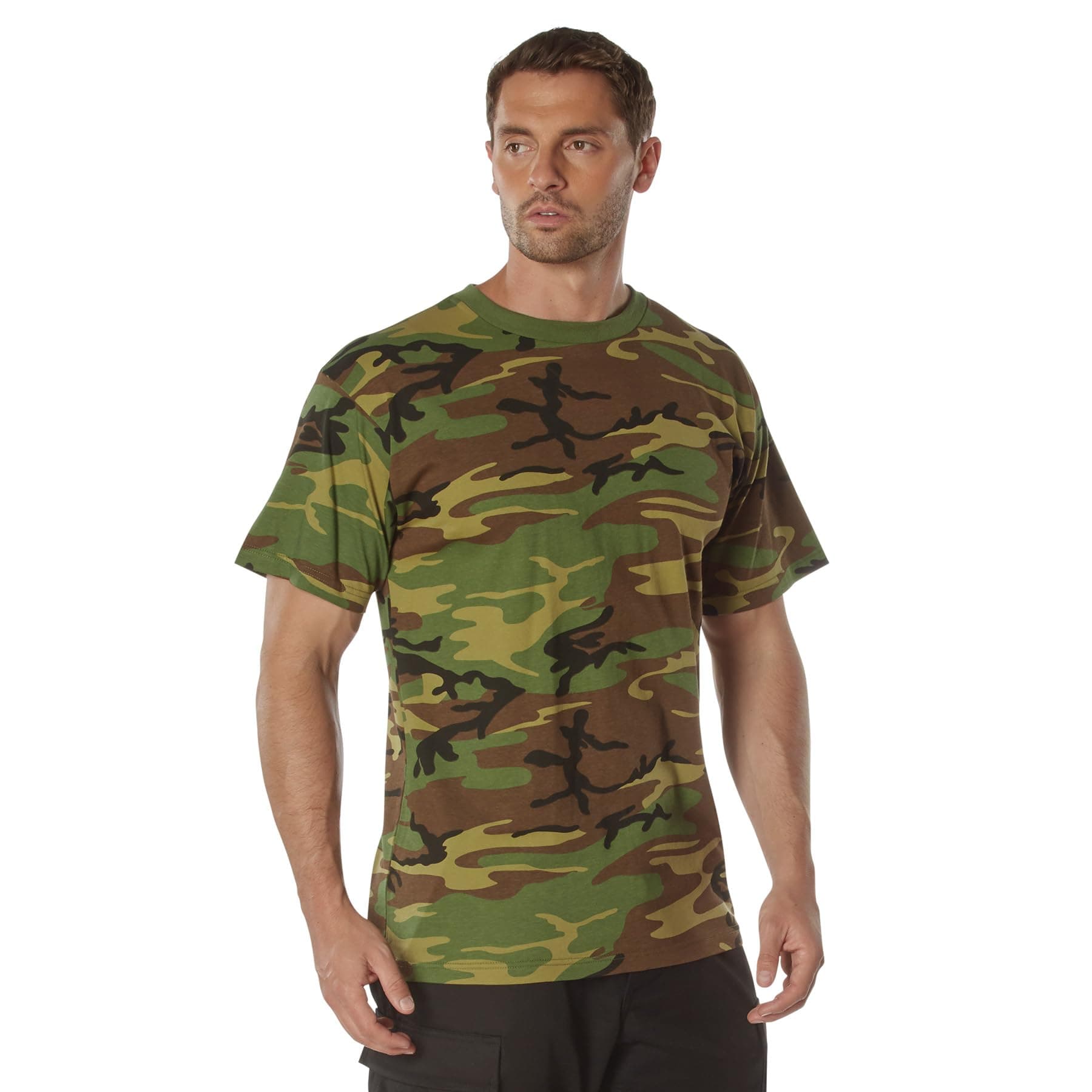 ROTHCO100% Cotton Camo T-Shirt – Standard Fit Crew Neck Tee Shirt