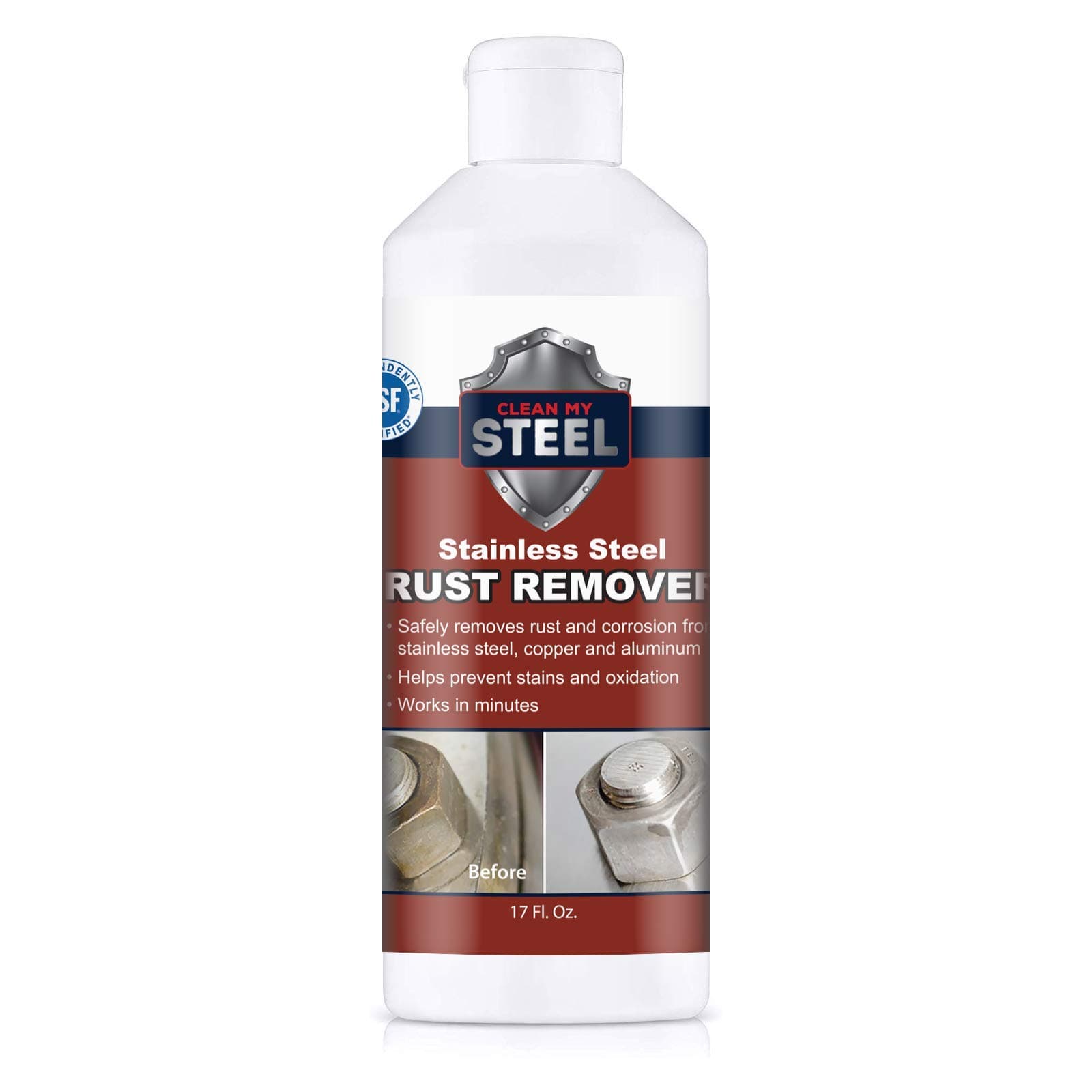 Innoshine B570 Stainless Steel Rust Remover & Cleaner 17 ounces