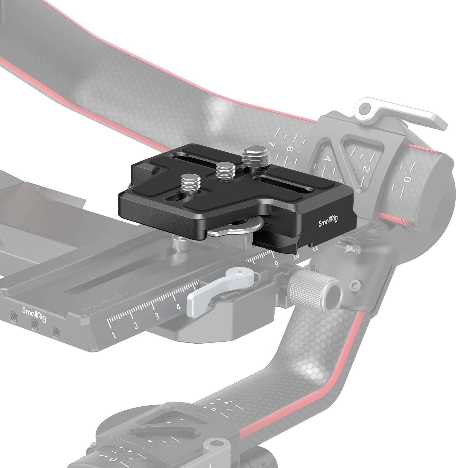 SMALLRIG Extended Quick Release Plate for Arca-Type Standard Compatible with DJI RS 2 / RSC 2 / RS 3 / RS 3 Pro/RS 4/ RS 4 Pro/RS 5 Gimbal - 3162