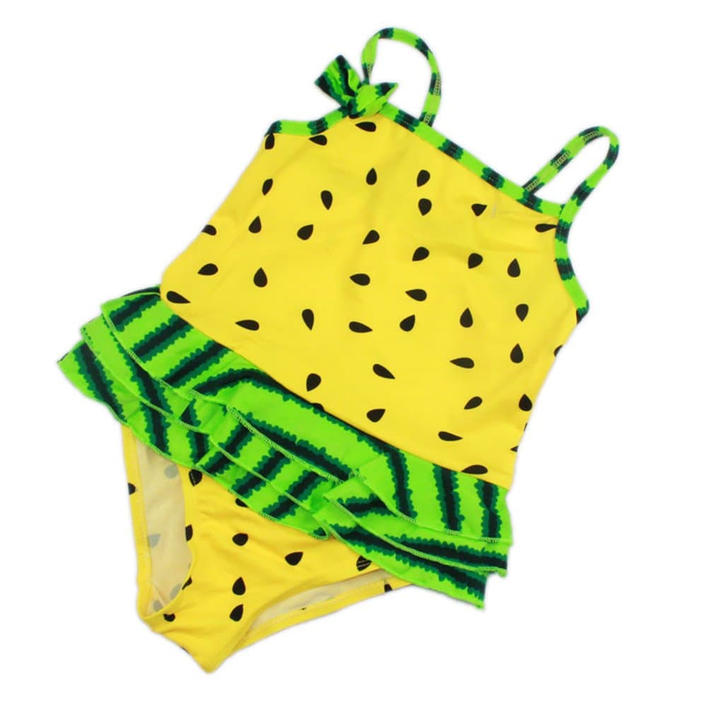 Cute Baby Girl Swimwear Watermelon Model 2-3Y Girls Swimsuit Kid/Children Swimming Suit-S Size