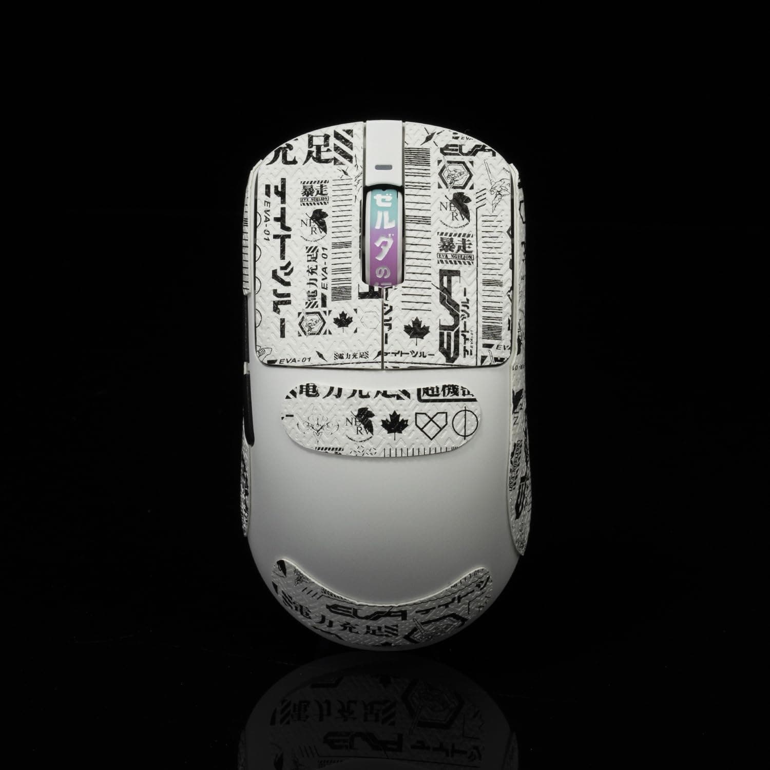 Gamer Mouse Grip Tape Sticker for VGN Dragonfly R1 Pro MAX VXE Non Slip Suck Sweat Pre Cut Easy Install EVA White