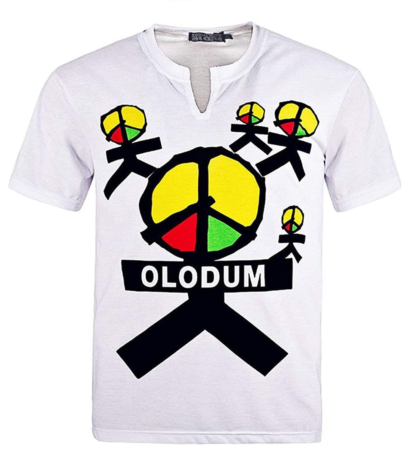 Mens Summer T-Shirt Short Sleeve Casual Shirts Adult Costume Shirts