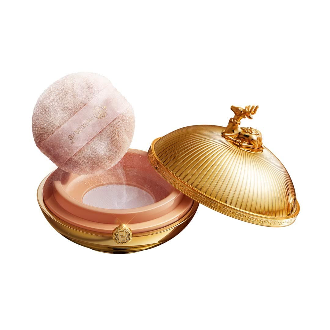 ZEESEA [Palace Identity] Reindeer Loose Powder, Long-lasting Waterproof and Sweat-proof Makeup Setting Powder