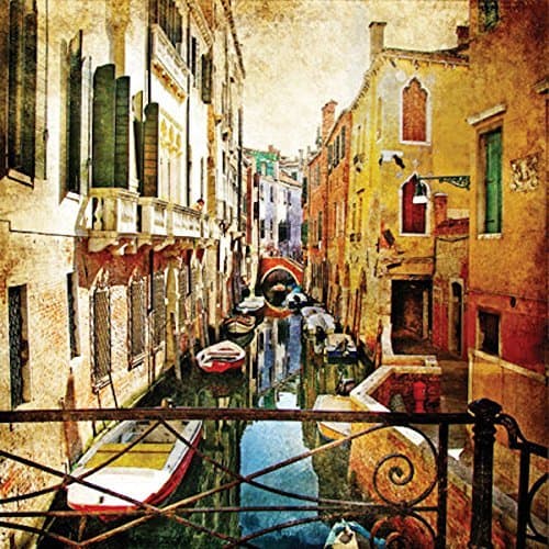 VENICE 40 Lunch Paper Napkins DECOUPAGE ITALY GONDOLA VINTAGE