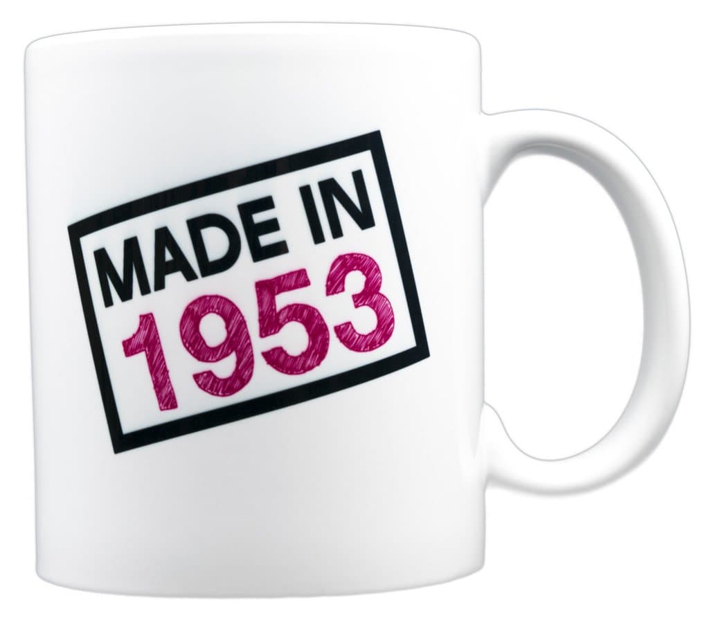 EverMug Made in 1953-65th Birthday Gift Mug - 11 oz. White Coffee Mug