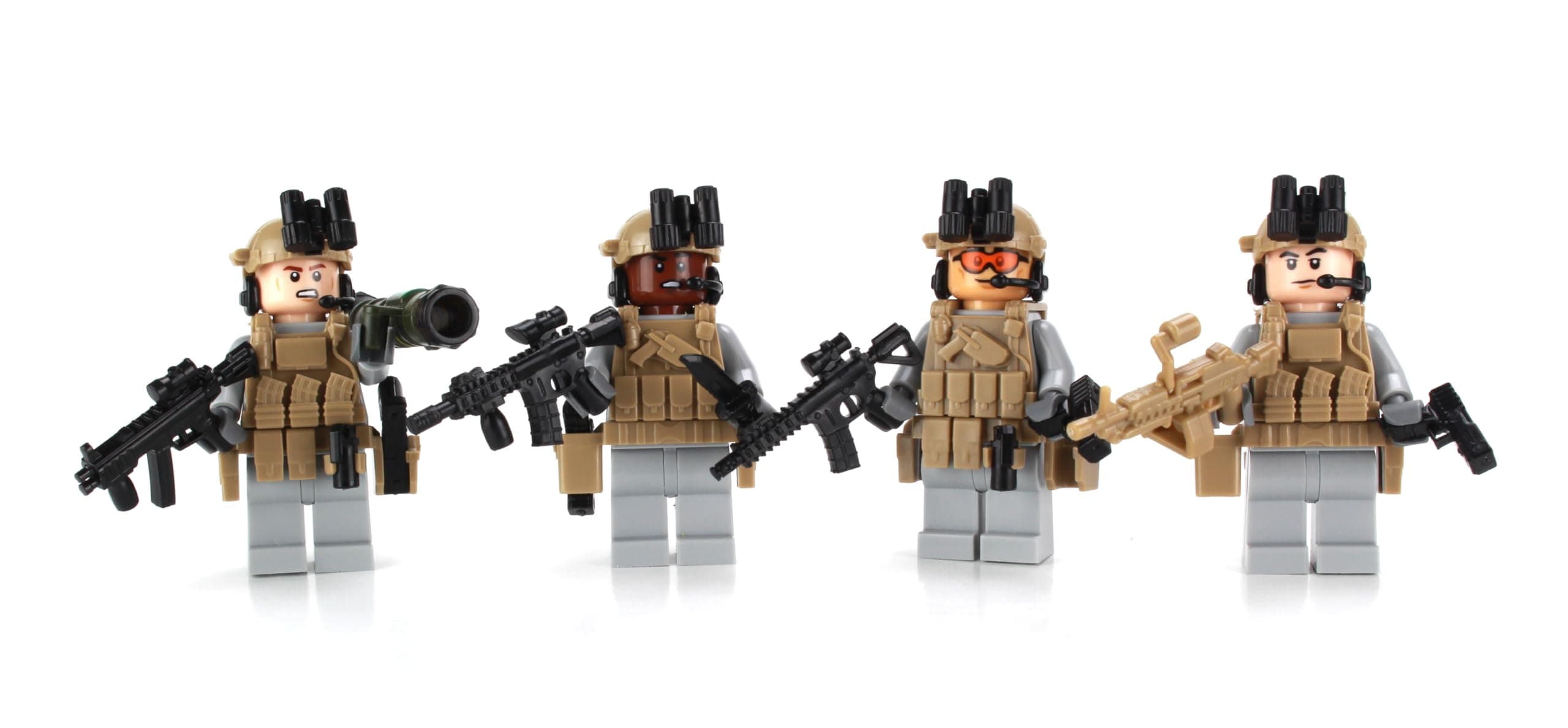 Battle Brick Custom Special Forces Army Rangers Custom Minifigure Compatible with Lego® Bricks | 90% Gear Made in The USA | Genuine Military Minifig | 1.6 Inches Tall | Ages 10+ to AFOL