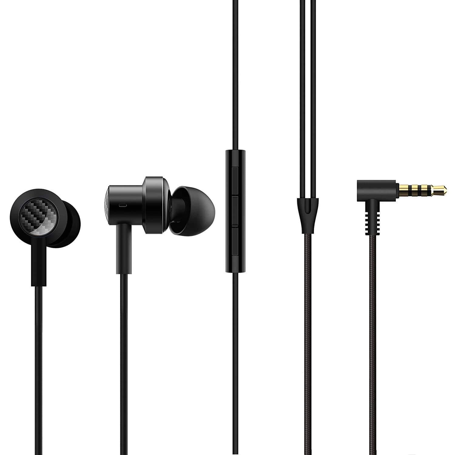 ShopsYes Earphones Headphones for Nokia E63 Earphone Original Like Wired Stereo Deep Bass Head Hands-free Headset Earbud With Built in-line Mic, With Premium Quality Good Sound Call Answer/End Button, Music 3.5mm Aux Audio Jack (DR, Black)