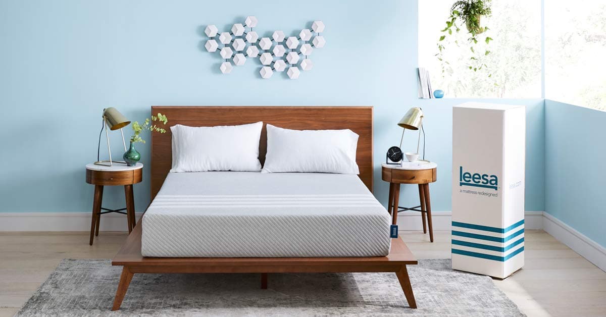 LeesaPremium Foam Mattress, Made in the UK (EU Double), Grey