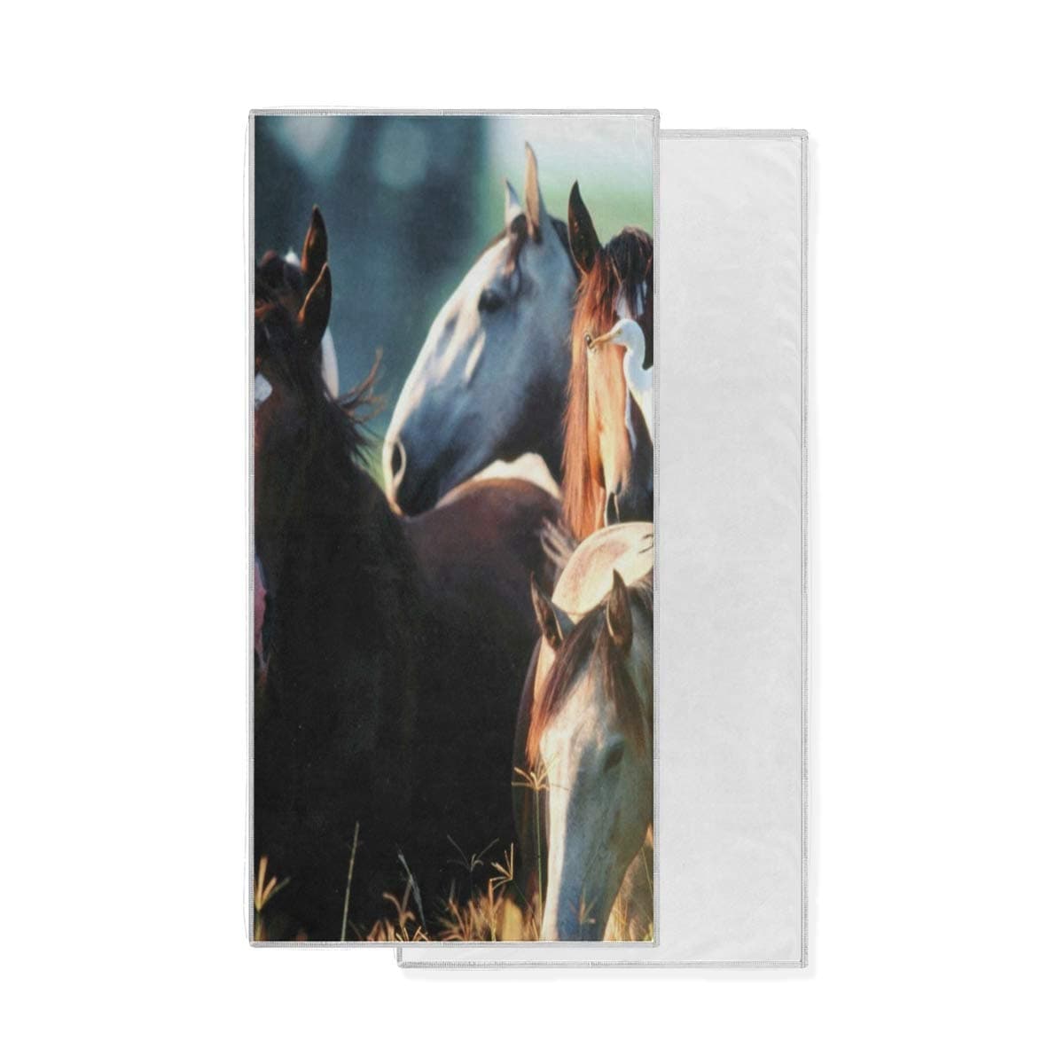 Ernest Congreve Gym Towel Living Horse Bird Wild Quick Dry Towel Microfiber Sweat Fast Drying Towels for Yoga, Workout, Sports, Fitness, Running, Exercise, Camping, Hiking, Athletes