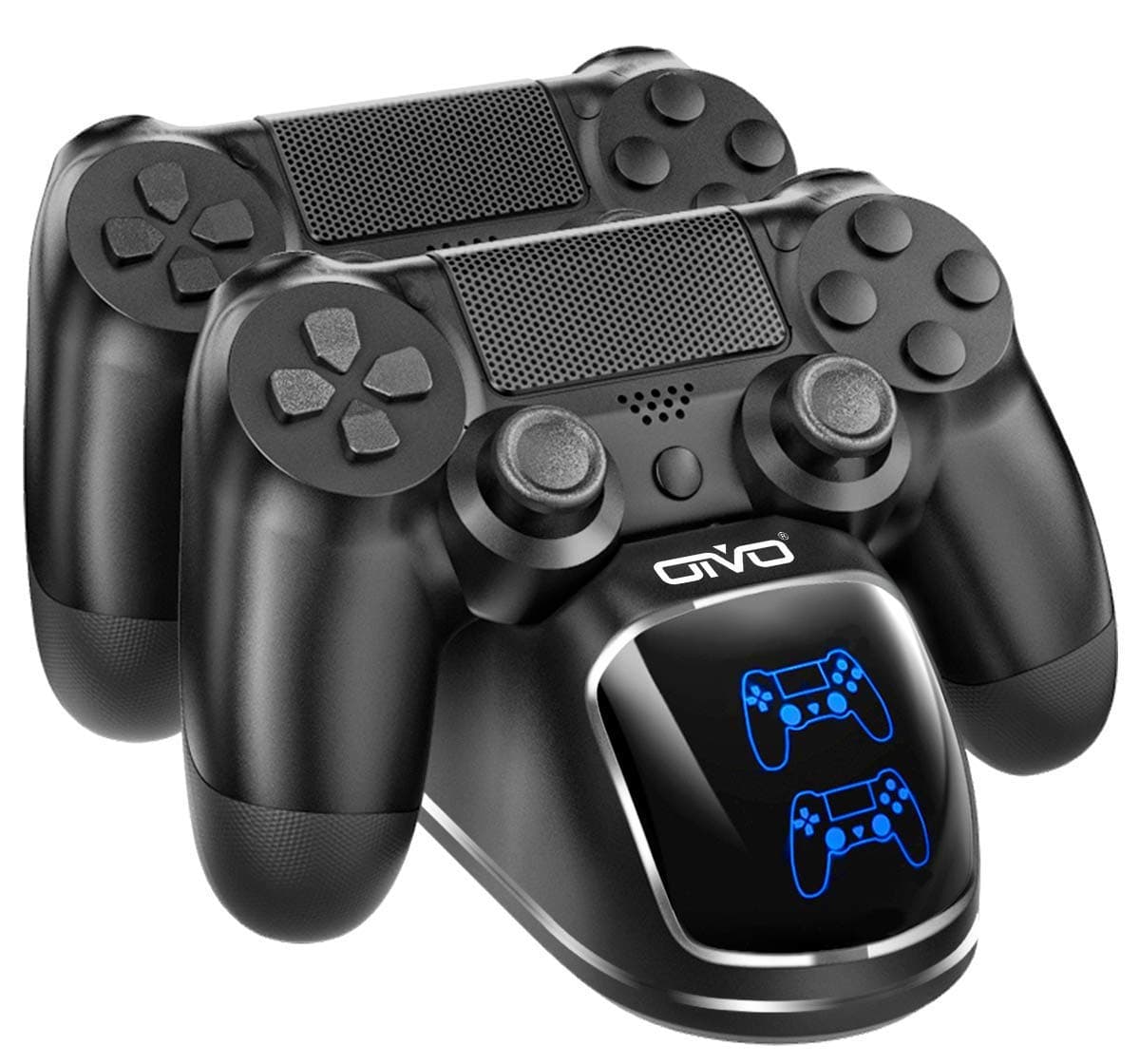 OIVO PS4 Controller Charger - Dualshock 4 Controller Charging Station with Upgraded 1.8-Hours Charging Chip