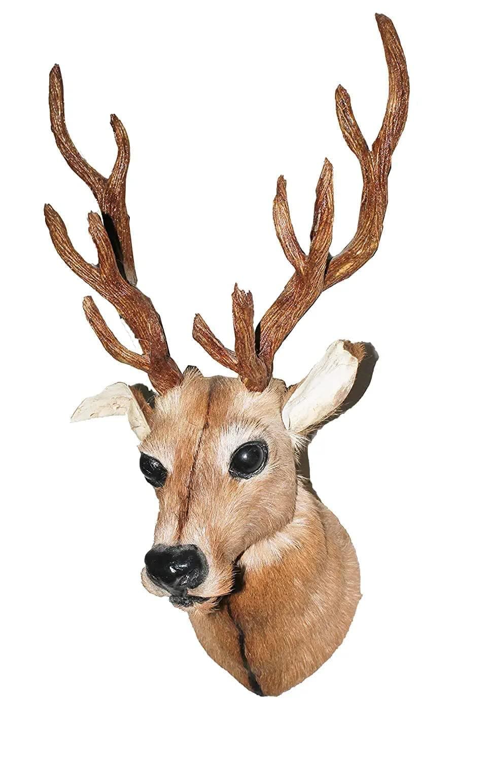 Wall Hanging Deer Head Showpieces for Home, Living Room, Balcony, Hotel, Restaurants Decoration and Wall Mounted - Home Decors Showpiece (Pack of 1)