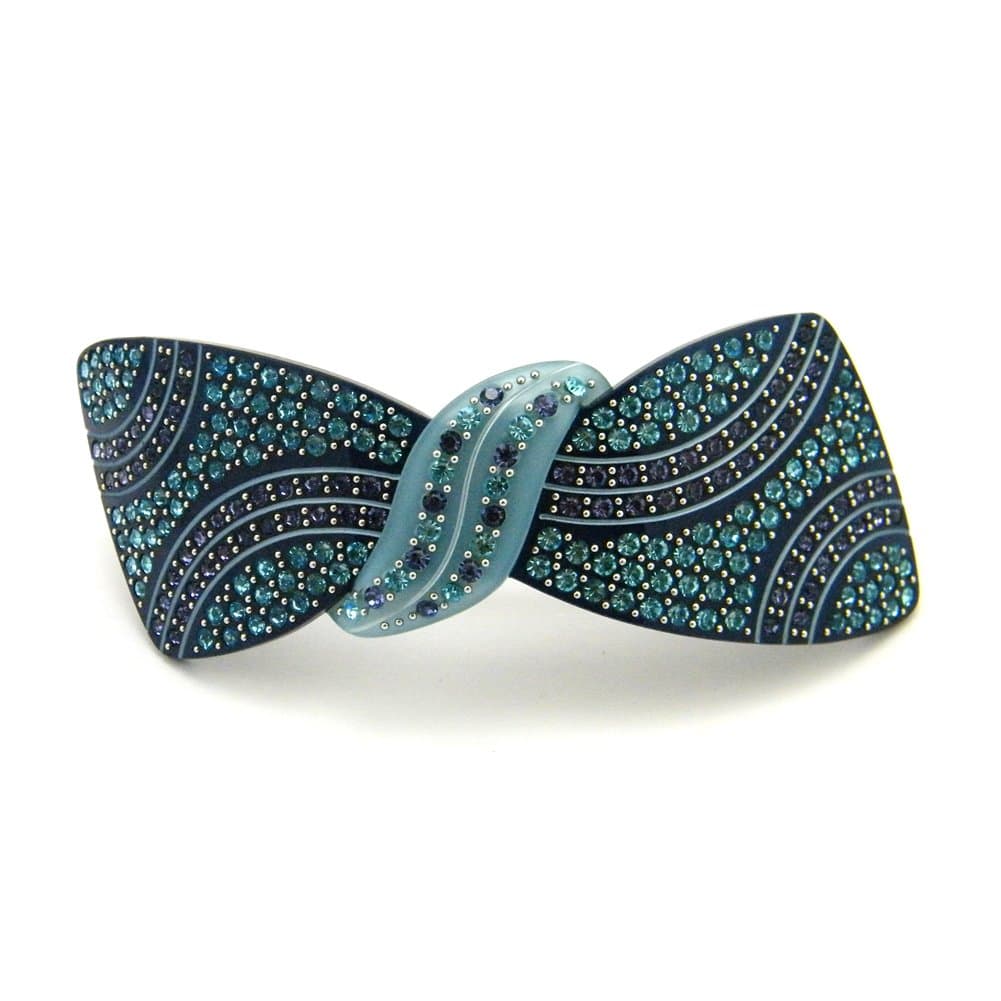 Women's Eldora Barrette Hairpin 4.33 X 1.58 inch Blue