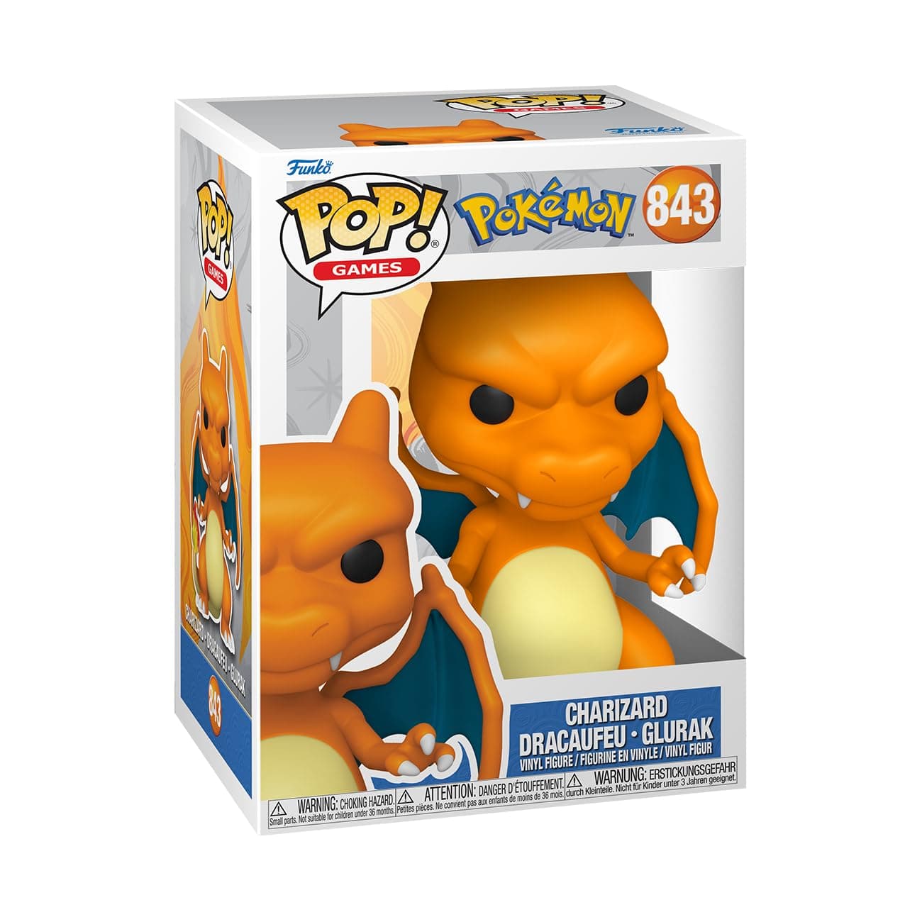 POP! Games: Pokemon - Charizard - Collectable Vinyl Figure - Gift Idea - Official Merchandise - Toys for Kids & Adults - Video Games Fans - Model Figure for Collectors and Display