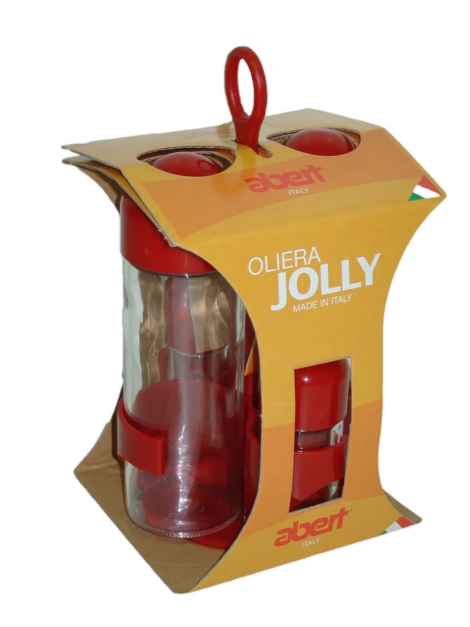 Abert Jolly Menage 4-piece Oil Bottle Set, Red