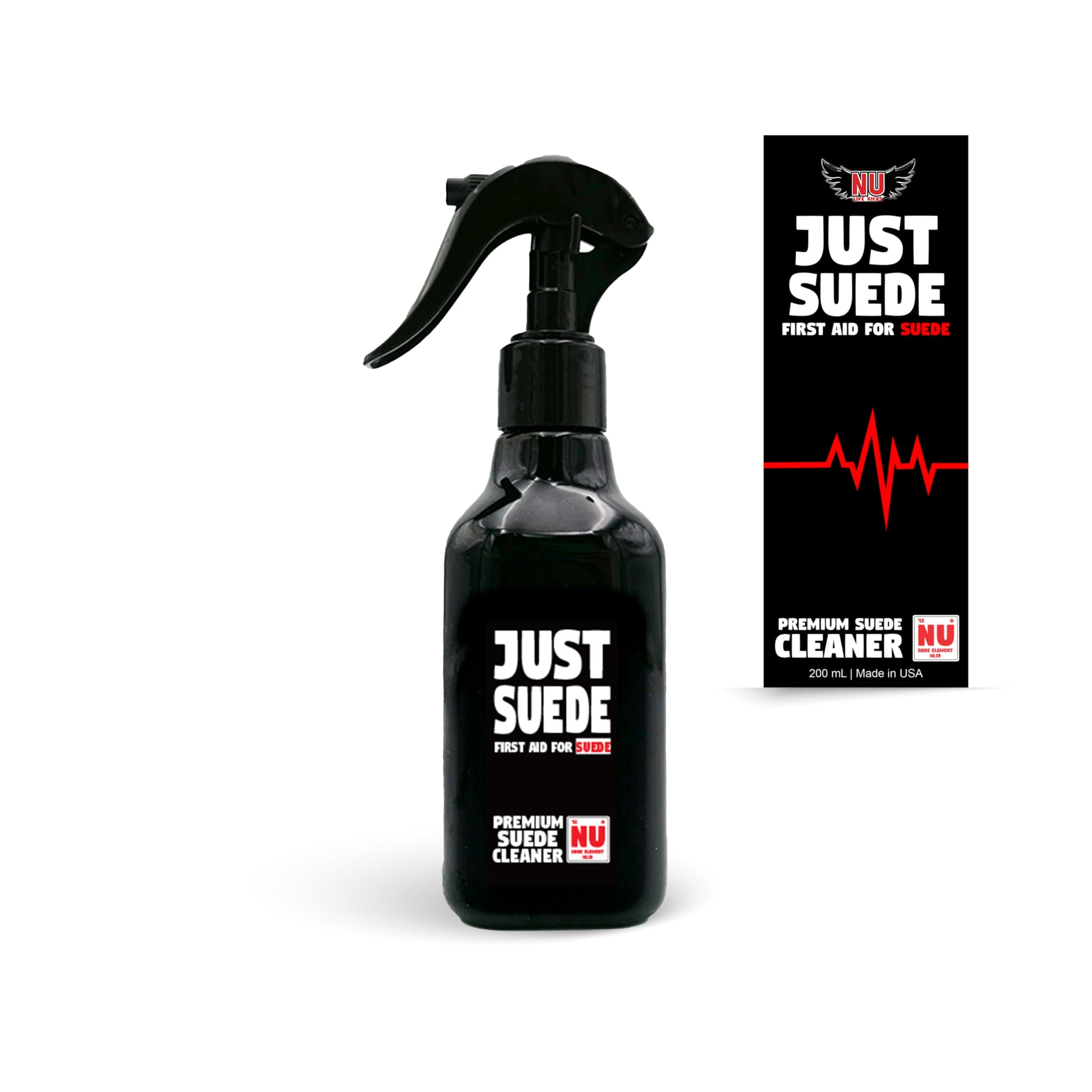 Shoe Cleaner & Conditioner for Suede, Nubuck, Leather. Easily Restore Clean and Remove Dirt, Grime, Stains. For Footwear, Shoes, & Trainers, upholstery, purses, & most delicate materials