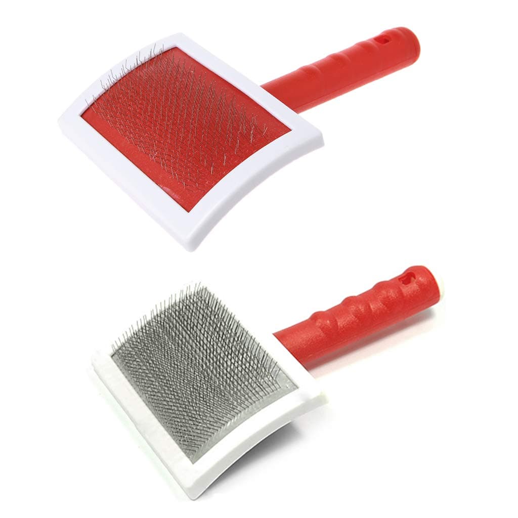 Dog Hair Slicker Brush Pet Grooming Shedding Brush Pet Massaging Tool For Pets Dog For With Long Hair Dog Comb For Matted Hair