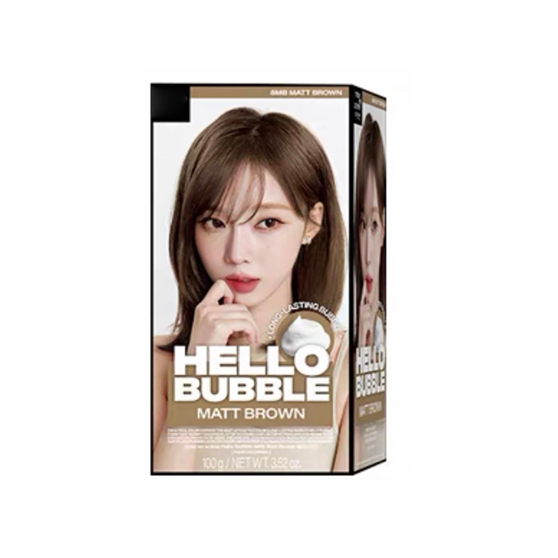 Korea Hello Bubble Hair Color Kit - Easy Dyeing for Vanilla Mermaid Rose Shades, Change Your Hair Color At Home! (8MB)