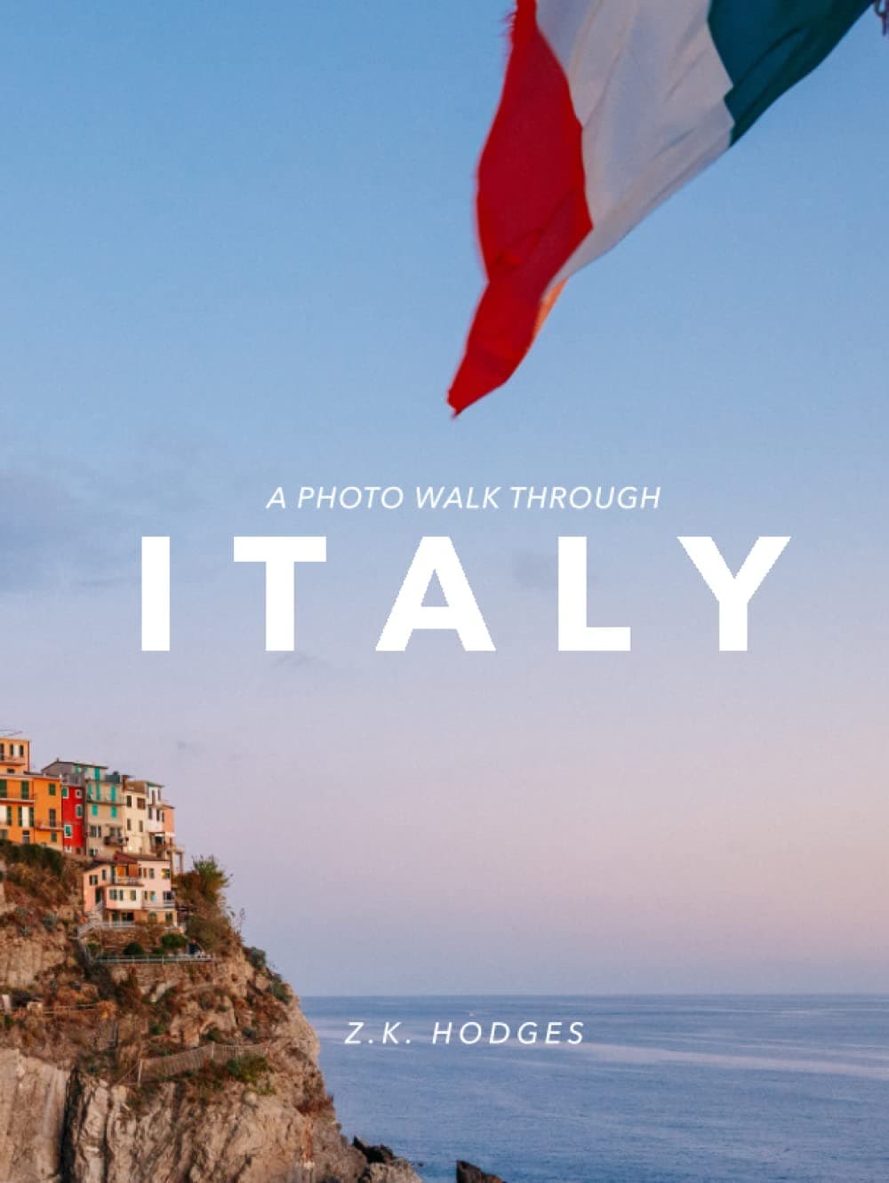 A Photo Walk Through Italy: 200+ Gorgeous Photos with Captions in a Modern Design