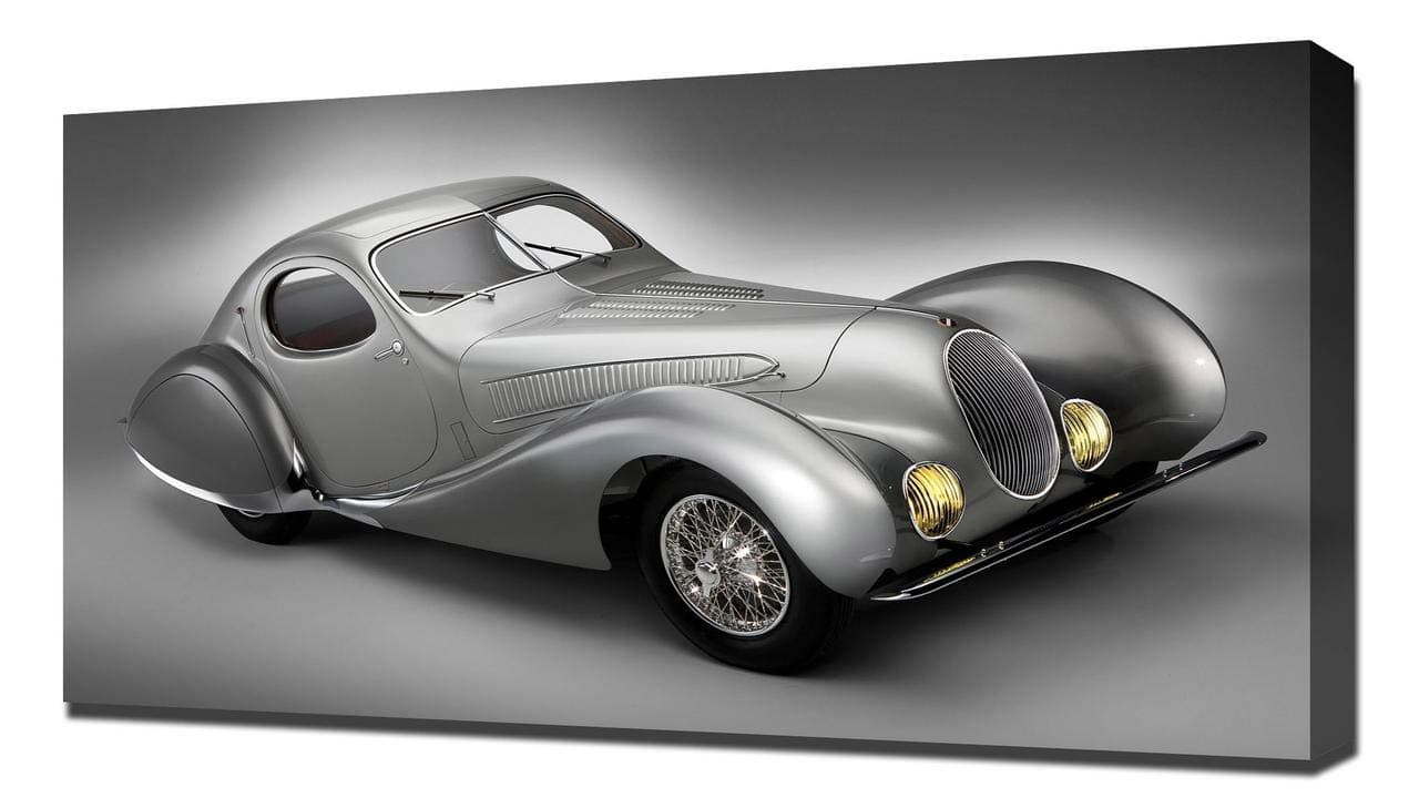 Lilarama 1937 Talbot Lago Type 150 CS V5 - Canvas Art Print - Wall Art - Canvas Wrap