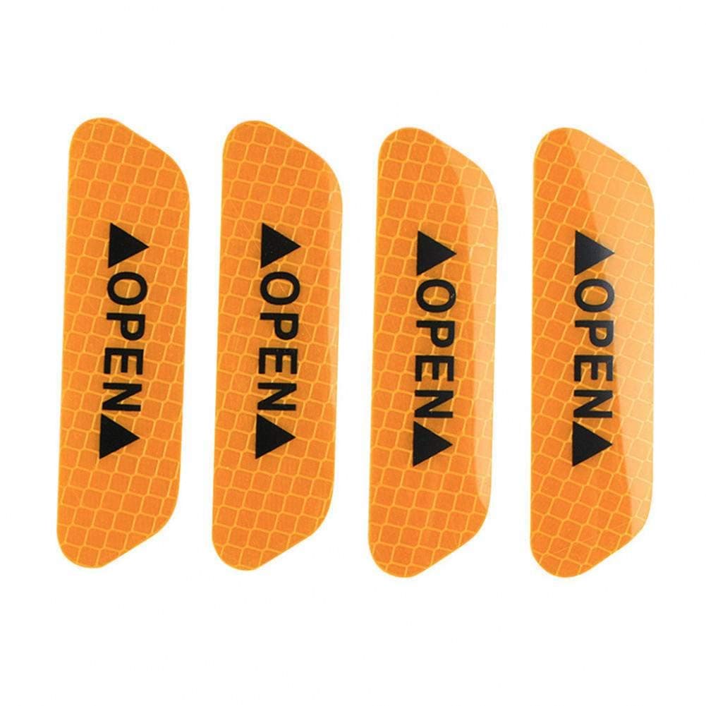 DSRLO Car sticker Car Door Open Sticker Reflective Tape Safety Warning Decal Universal