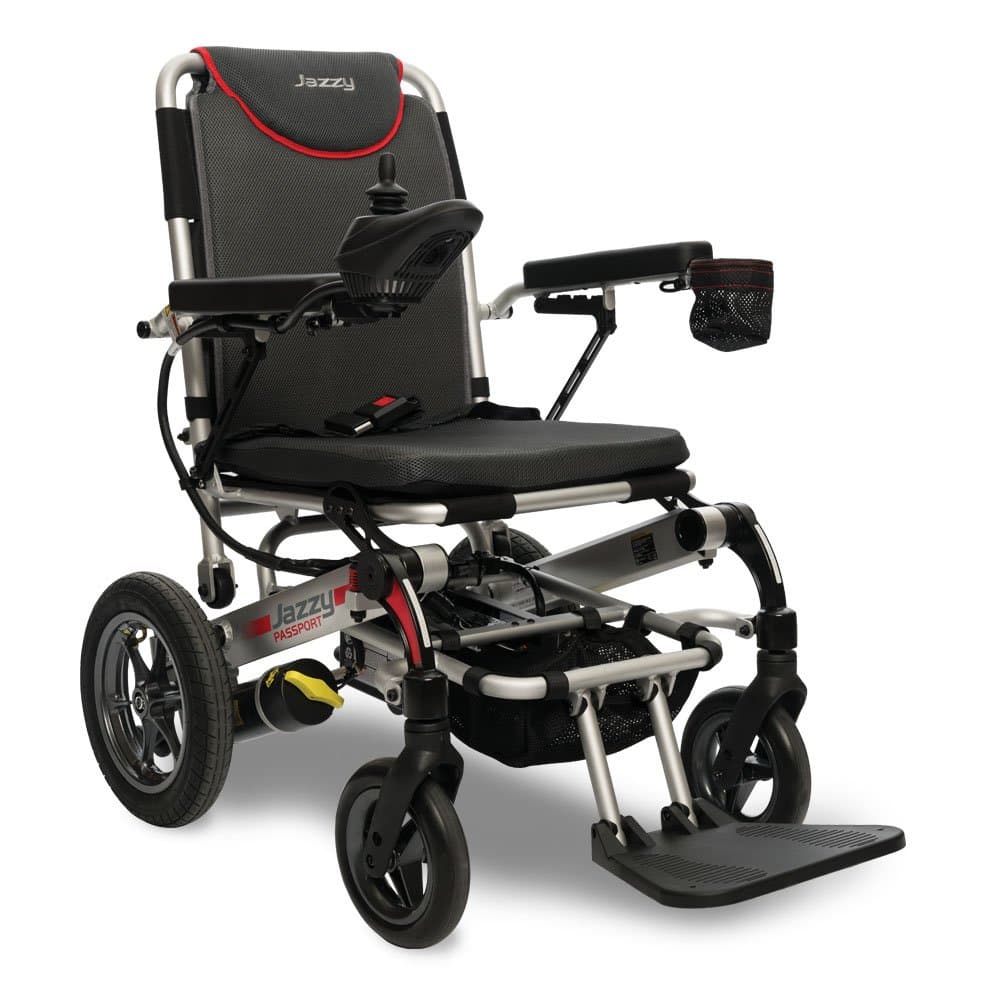 Jazzy Passport Power Wheelchair Folding Lightweight Compact Foldable