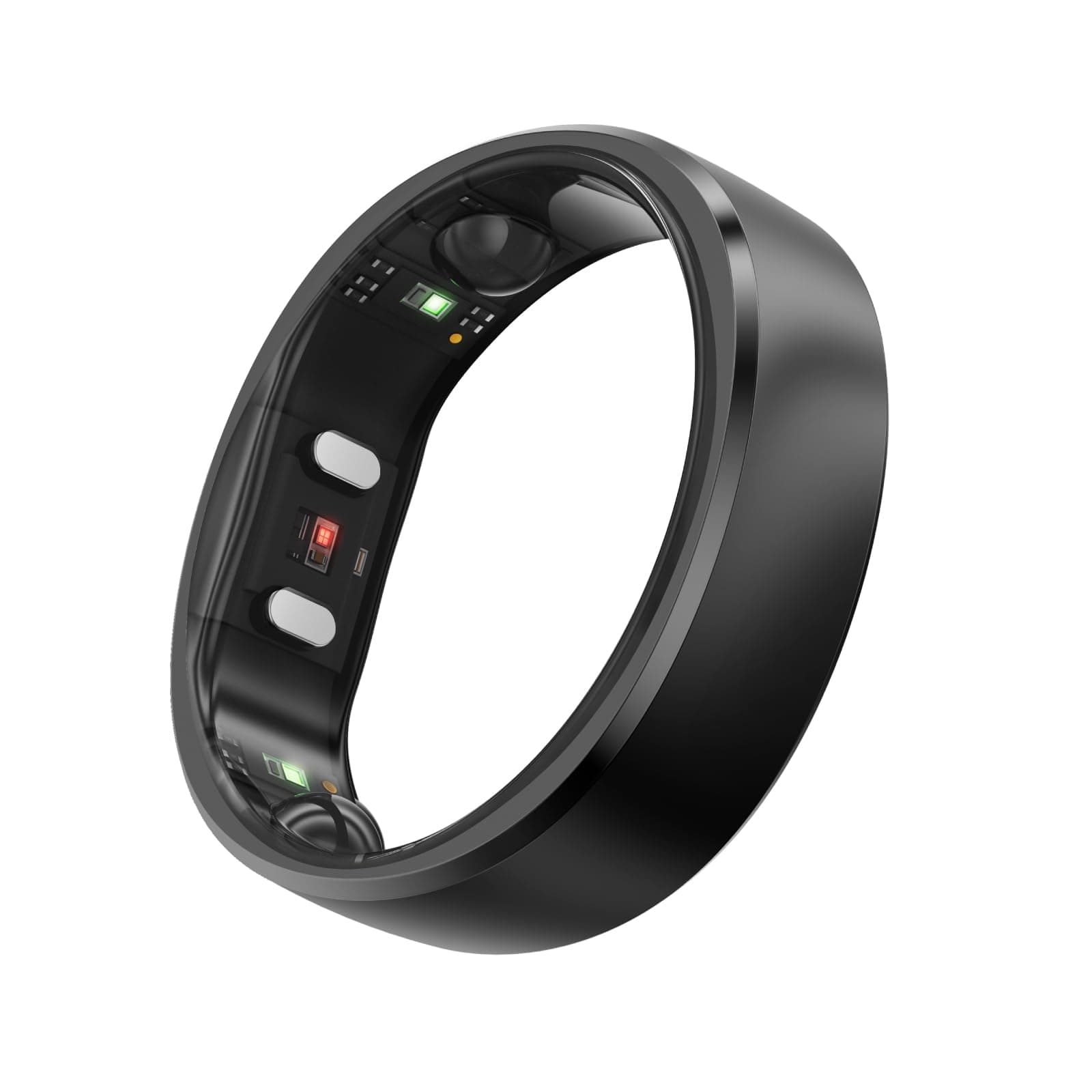 RingConn Gen 2, World’s First Smart Ring with Sleep Apnea Monitoring, No APP Subscription, 12-Day Battery Life, Stress/Heart Rate/Women's Health Tracker, Android & iOS Compatible (Black, Size 12)