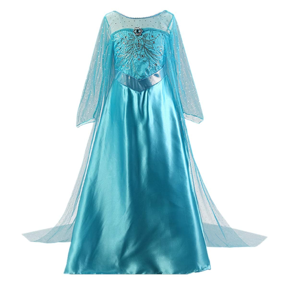 Enterlife Girls Princess Costume Sequin Fancy Princess Dress Up for Birthday Party Halloween