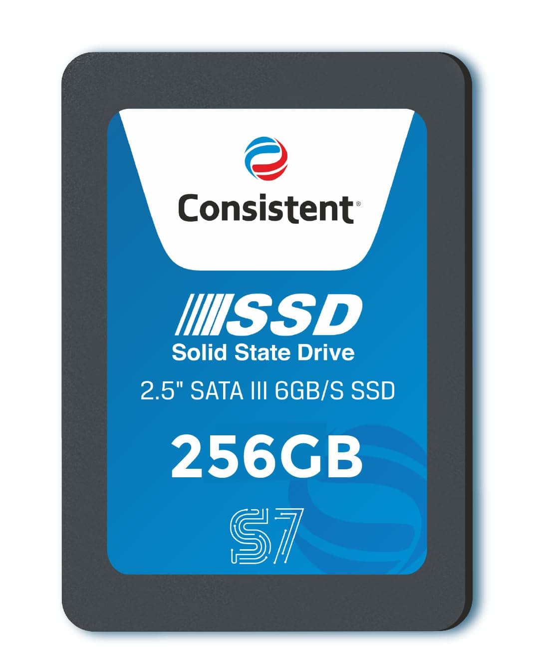 Consistent 2.5" 256GB SSD with SATA III Interface, 6Gb/s Read/Write Speed Upto - 552/500 MB/s, 5 Years Warranty