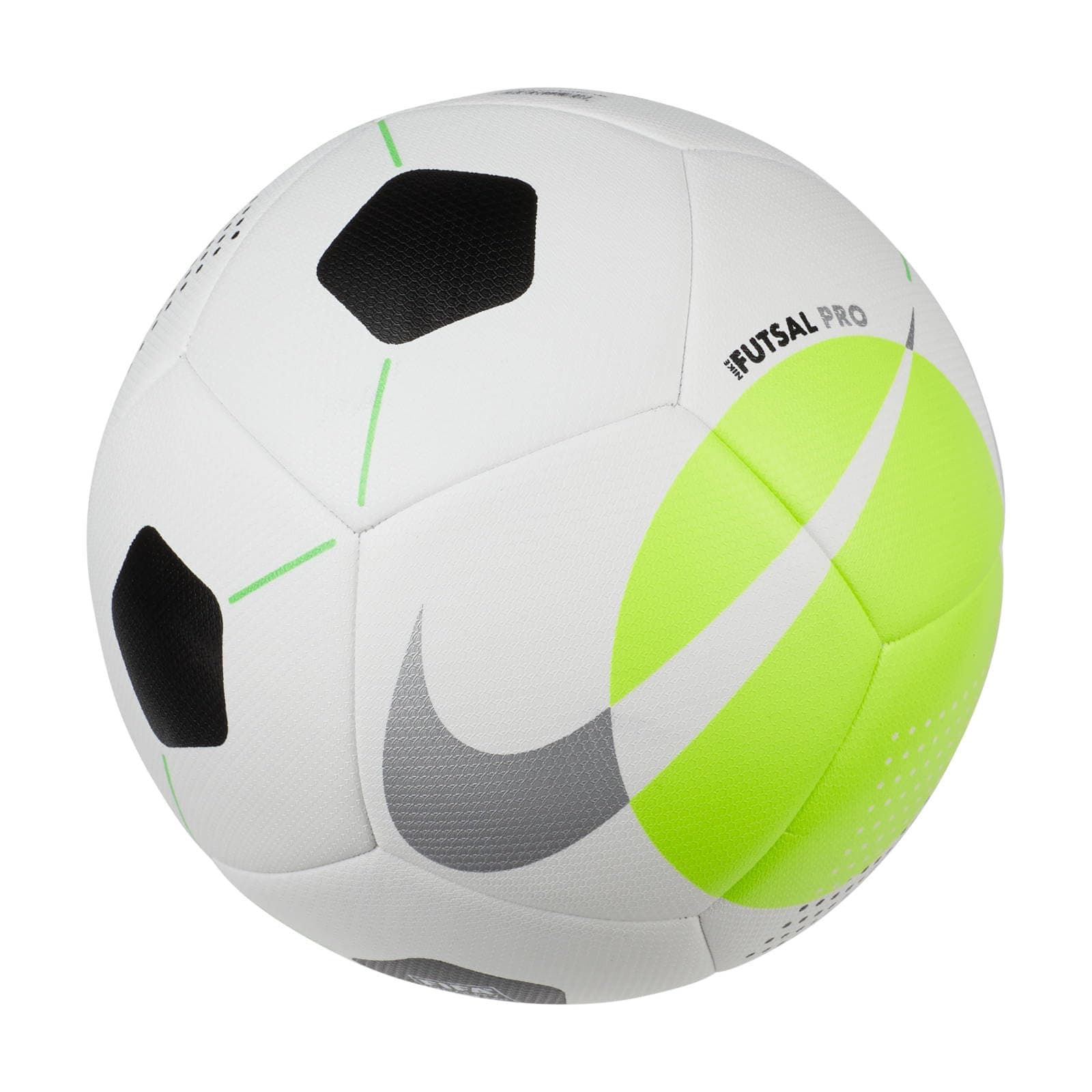DH1992-100 Futsal Pro Recreational soccer ball Unisex Adult WHITE/VOLT/SILVER Size 0