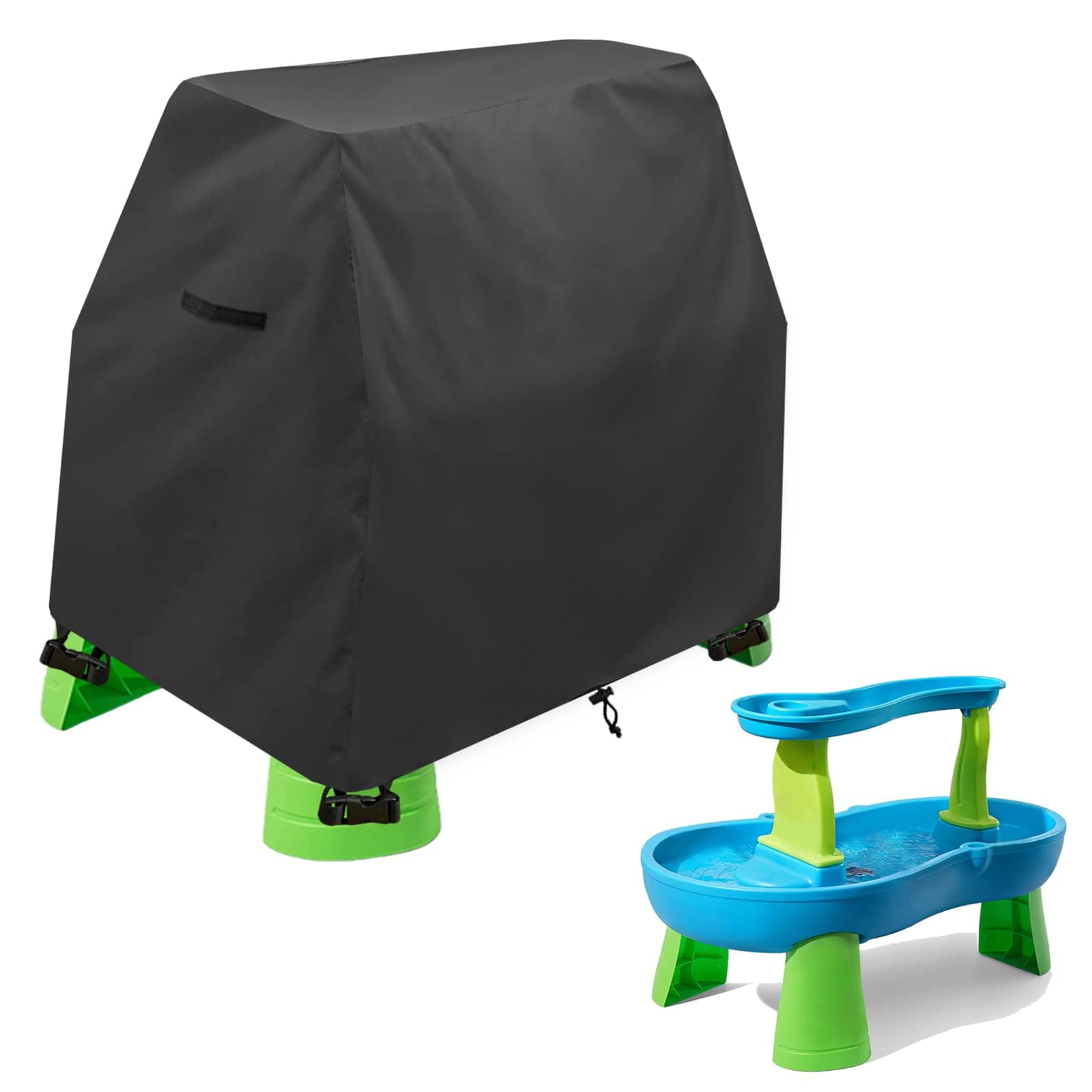 Kids Water Table Cover Fit Rain Showers Splash Pond Water Table,Waterproof Dust Proof Anti-UV Outdoor Toys Cover-Cover only