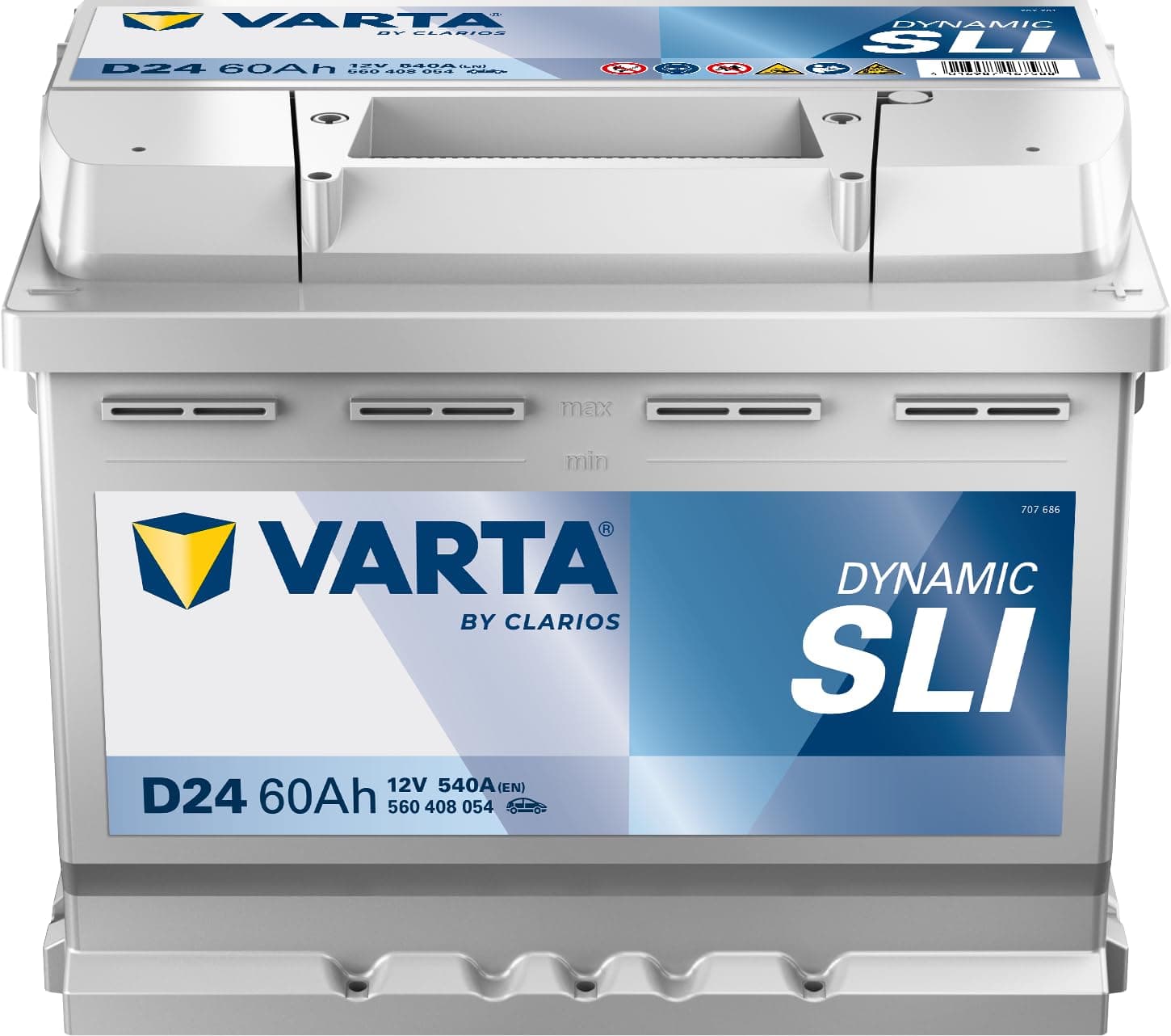Varta D24 Blue Dynamic Starter Battery 5604080543132 12V 60Ah 540A