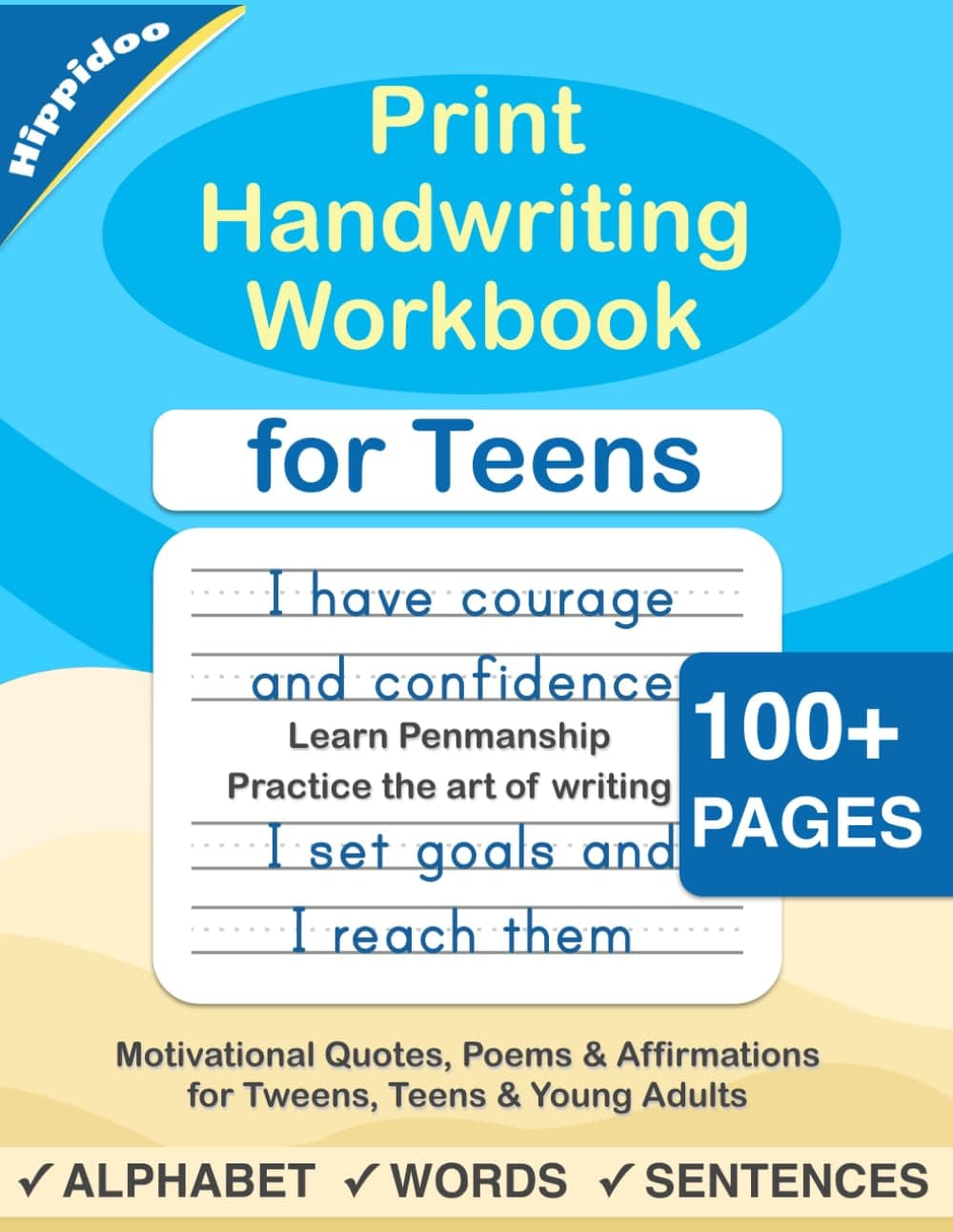 Print Handwriting Workbook for Teens: Improve your printing handwriting & practice print penmanship workbook for teens and tweens Paperback – June 18, 2020