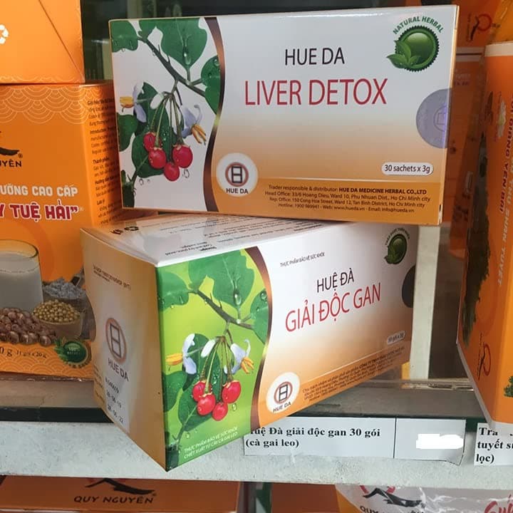 02 Boxs - Tea Giai Doc Gan Hue Da - 3 gram x 30 packs