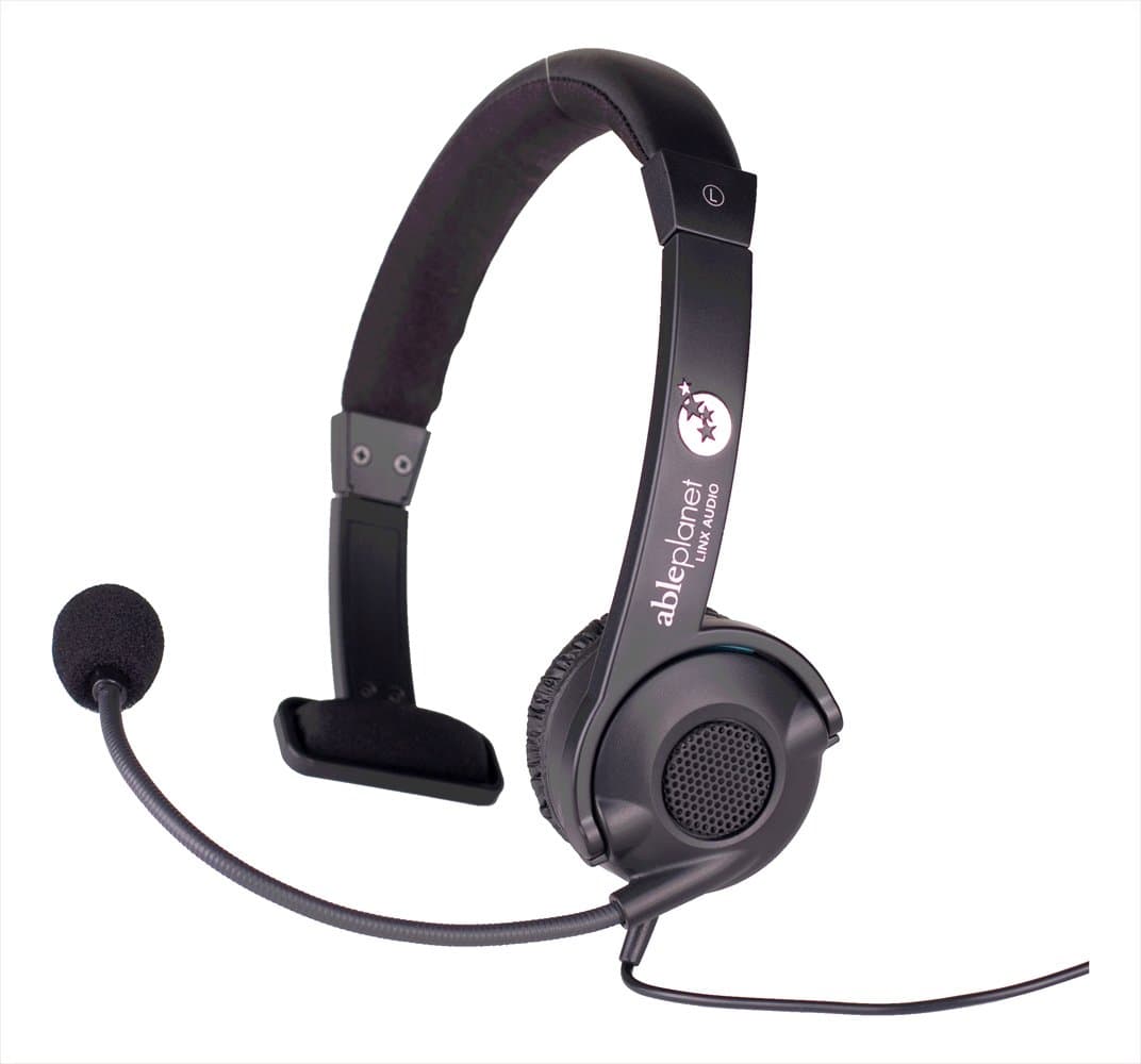 Able Planet TL207M Clear Voice Mono Telecom Headset (Black)
