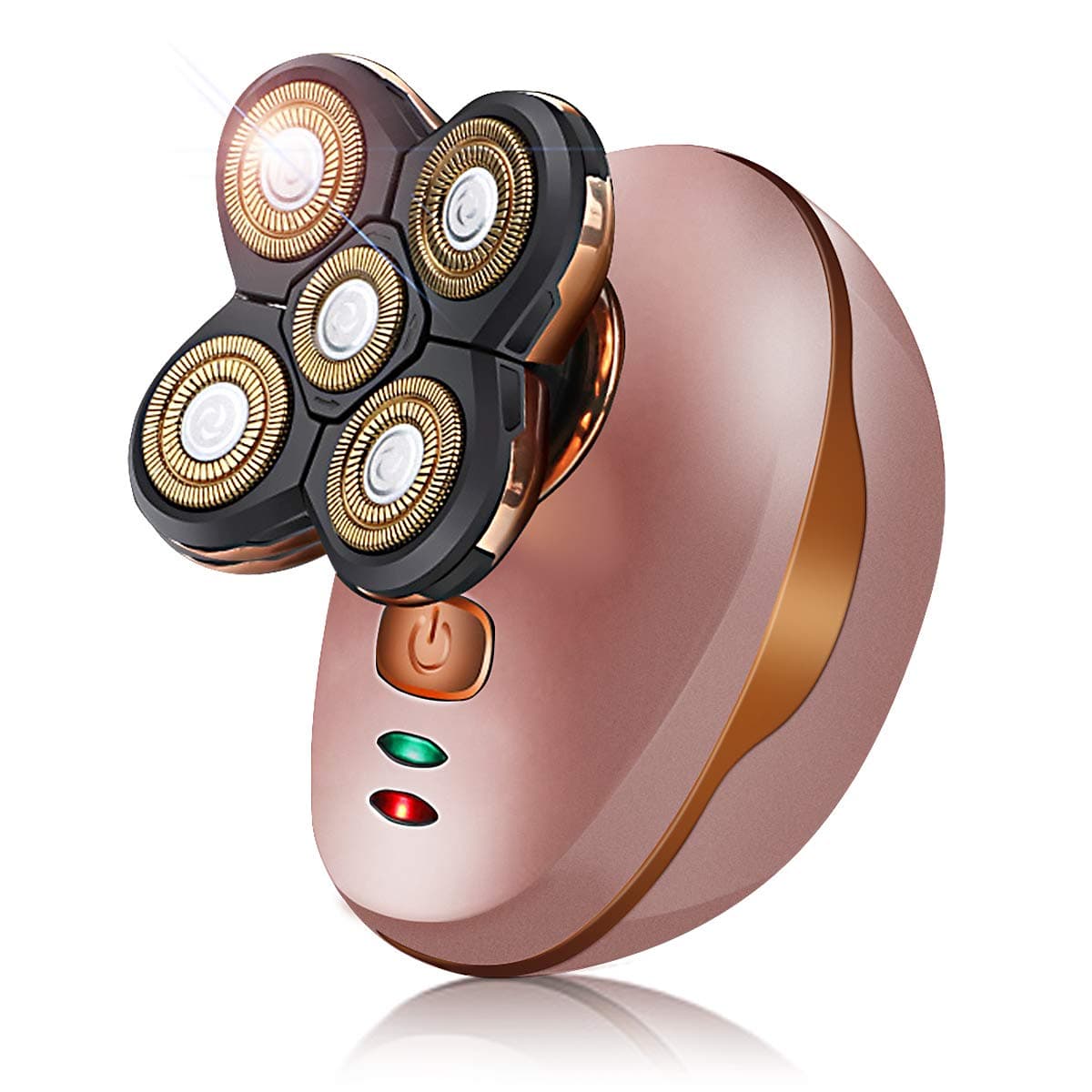 Jinding Hair Removal for Women,USB Rechargeable Women's Painless Hair Remover,Waterproof Electric Shaver for Women's Legs,Face,Lips,Arm,Bikini(Rose Gold) (Gold Rose)