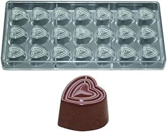 Polycarbonate Chocolate Mold DIY Handmade Chocolate Candy Mould Pastry Tools Bakeware Heart (19353)