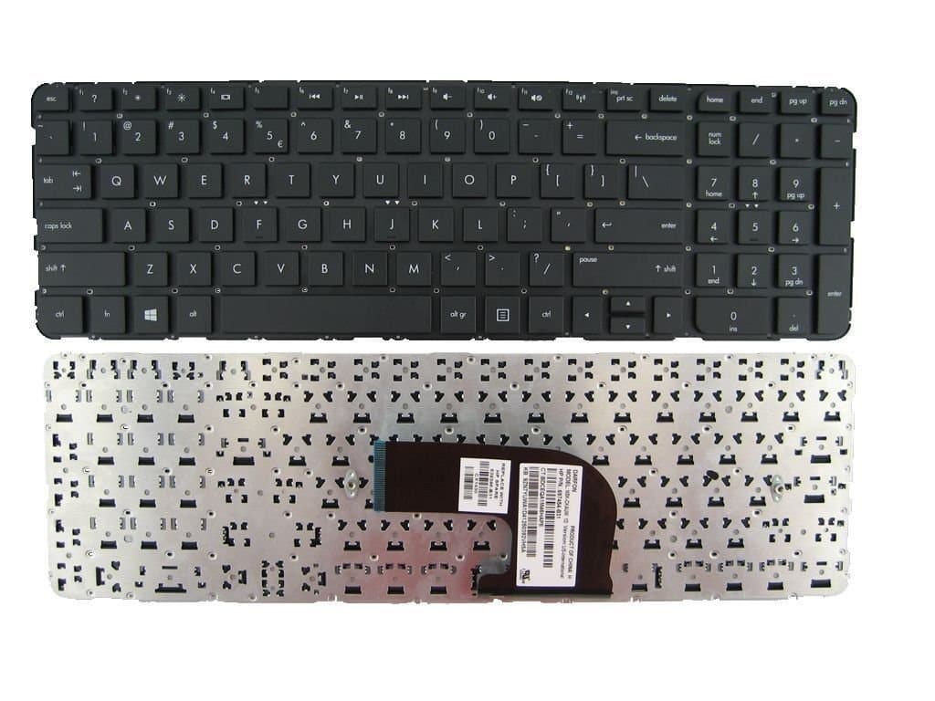 New Laptop Keyboard (Without Frame) Replacement for HP Envy dv6-7000 dv6-7200 dv6-7300 dv6-7210us dv6-7211nr dv6-7213nr dv6-7214nr dv6-7215nr dv6-7218nr US Layout Black Color