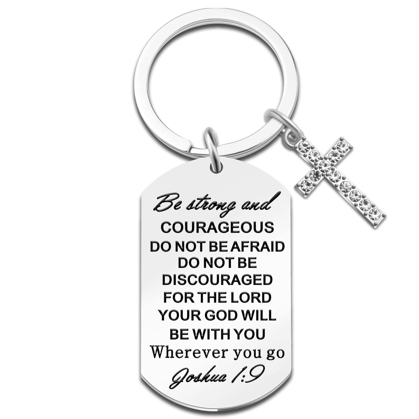 IbiweReligious Gifts For Women Friend Mothers Day Gifts Christian Cross Keychain Inspirational Encouragement