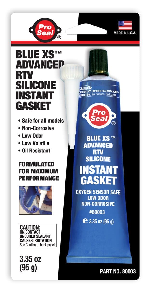 Pro Seal 80003 Blue XS Advanced RTV Silicone Instant Gasket. 3 oz.