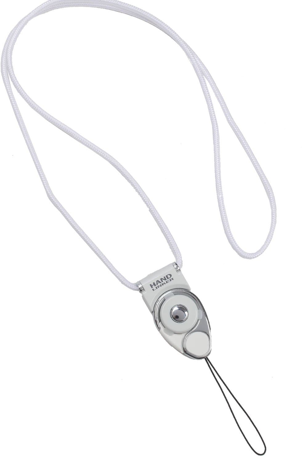 Hand Linker EXTRA with Carabiner Cell Phone Neck Strap (White)
