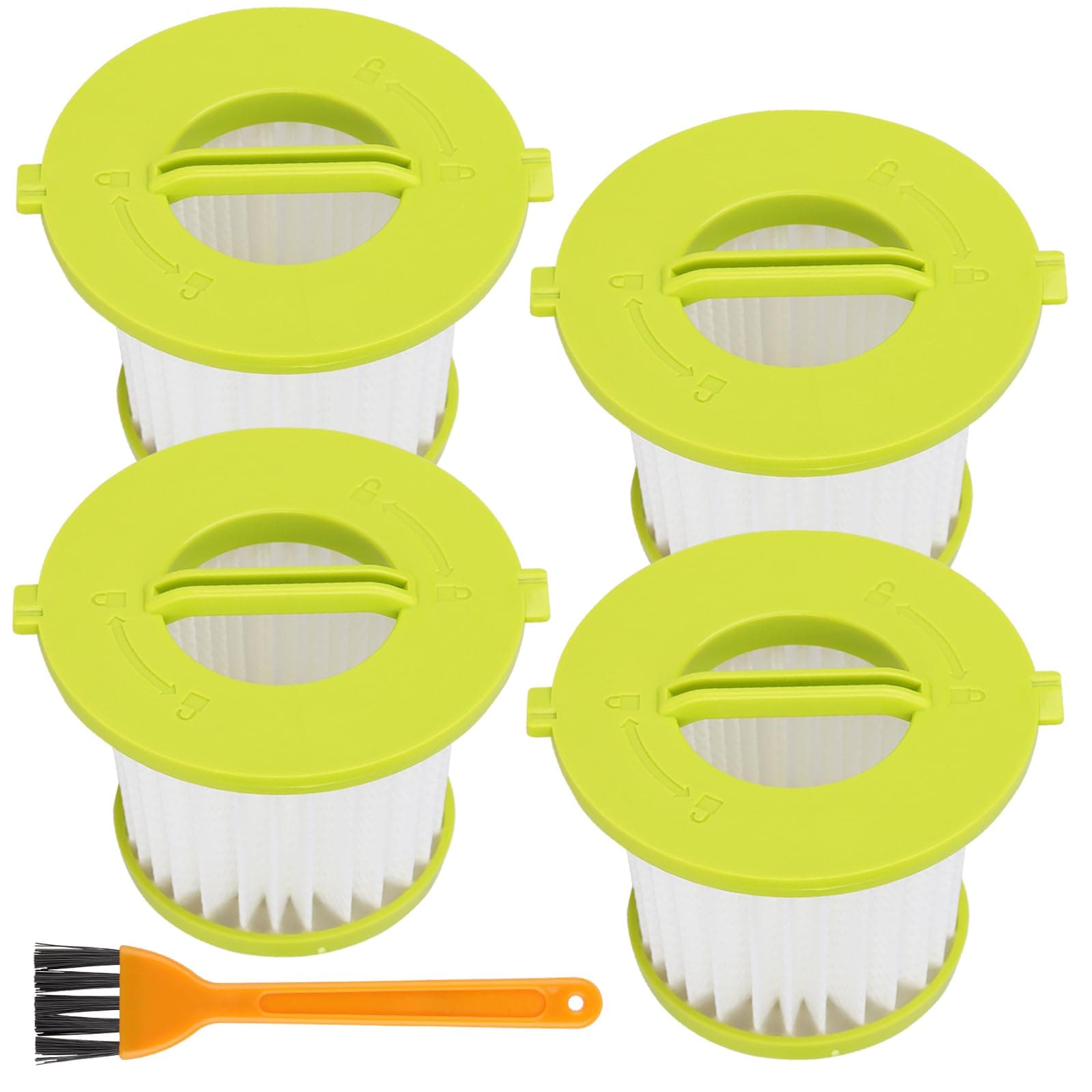 Replacement Filter Compatible with Ryobi ONE+ 18V Handheld Vacuum Models PCL700 PCL704 PCL705 Compare to Part # A32F05N A32HF00 (4 Pack)