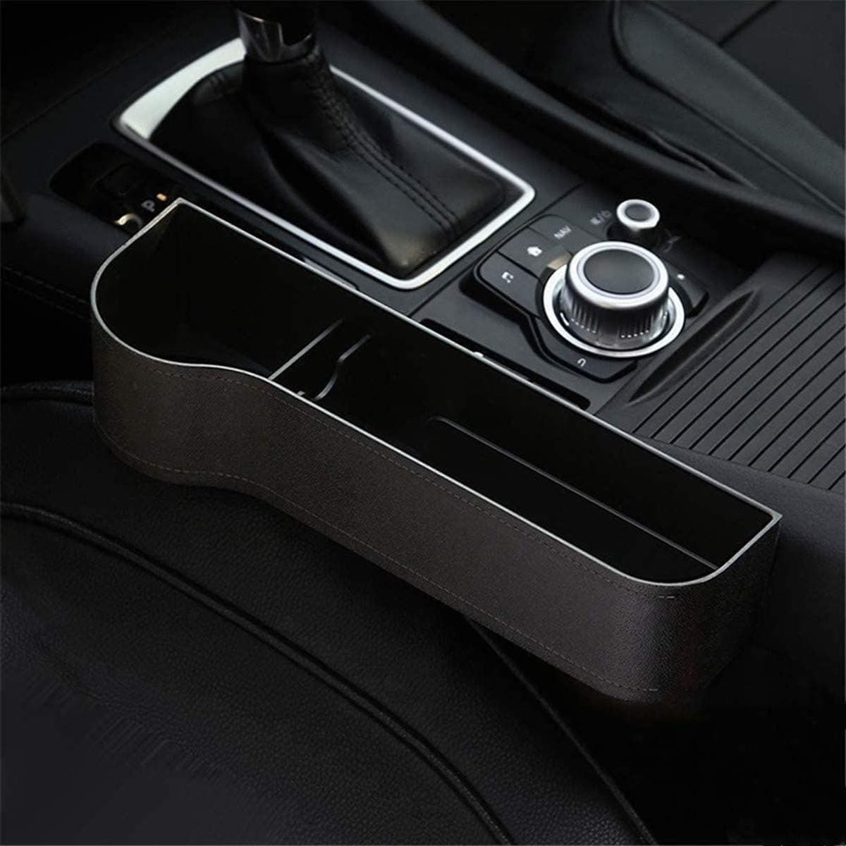 SUNMORN Car Seat Gap Organizer, Multifunctional Small Storage Box, NOT FIT Console Lower Than The Seat