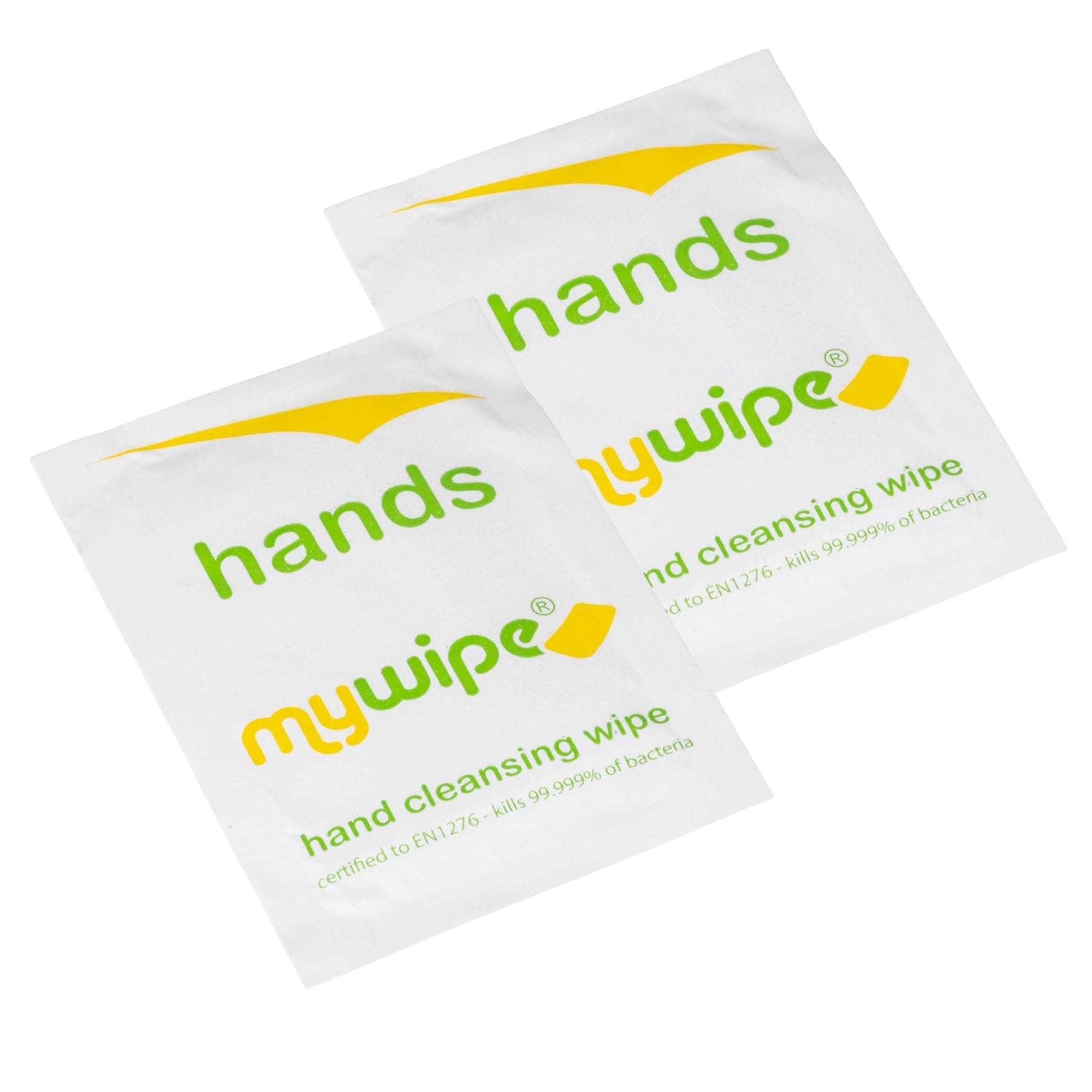 MYWIPE REGULAR Plastic Free Antibacterial Restaurant & Catering Individual Freshen Up Refreshing Hand Wipes Wet Wipe Sachets x 1000