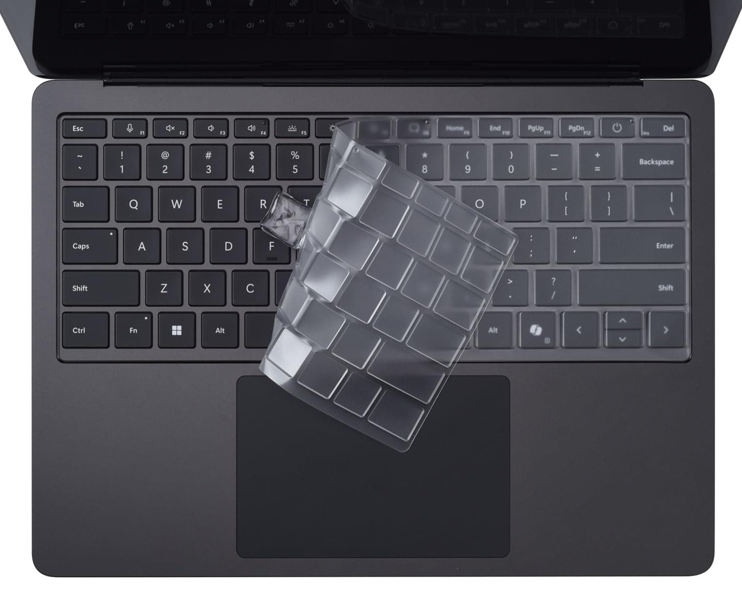 CaseBuy Premium Keyboard Cover for 2024 Microsoft Surface Laptop 7(7th Edition Copilot+ PC) 13.8 & 15 inch, Ultra Thin High Transparency TPU Keyboard Skin, US Layout