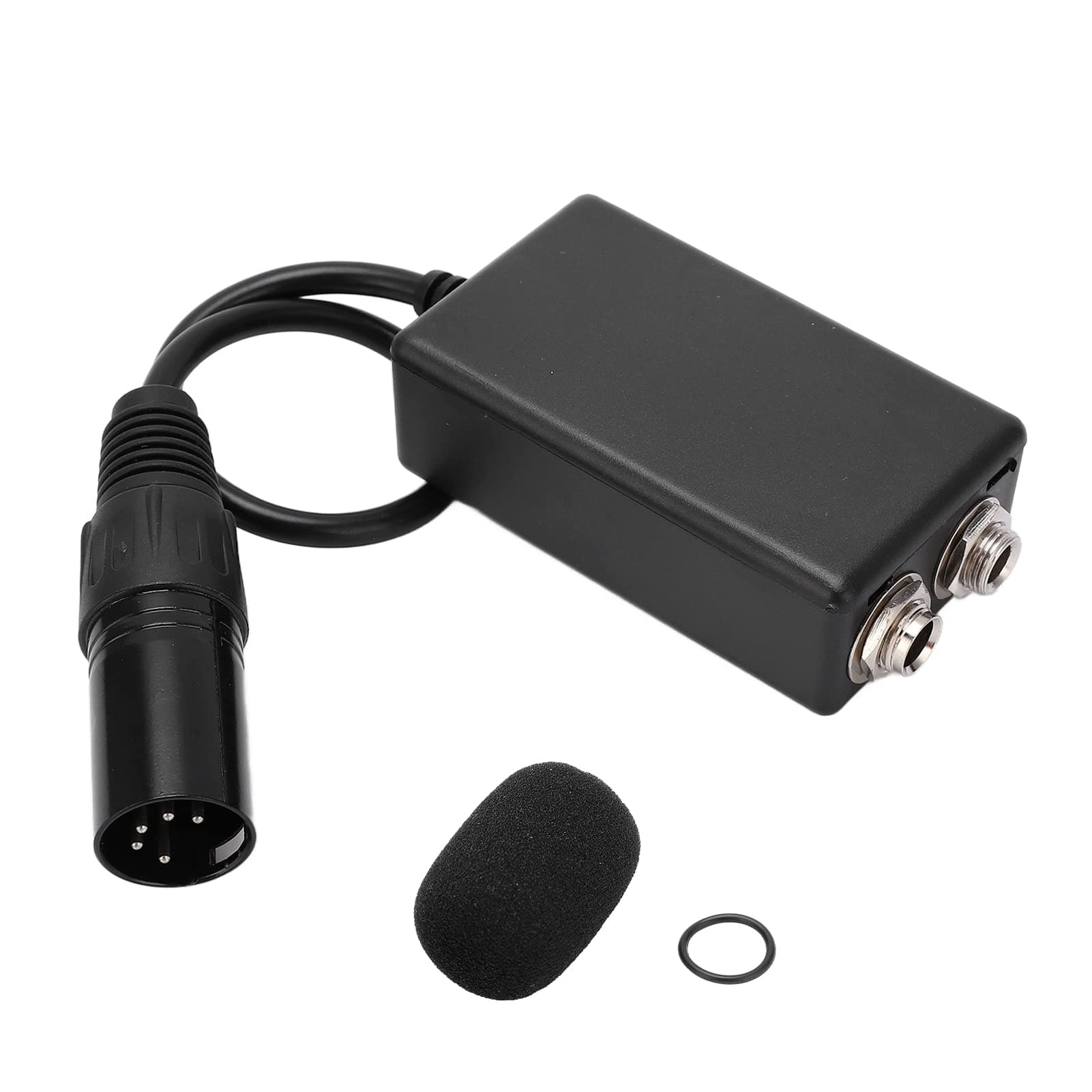 Aviation Headset Adapter GA Dual Plugs to XLR 5 Pin Male Adapter Headphone Extension Cable