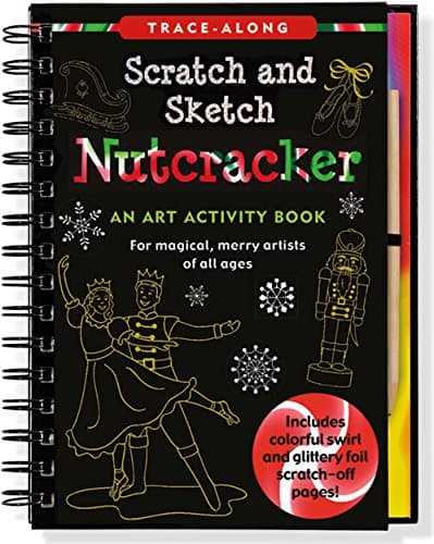 Nutcracker Scratch & Sketch (Trace-along) Hardcover-spiral – June 1, 2014