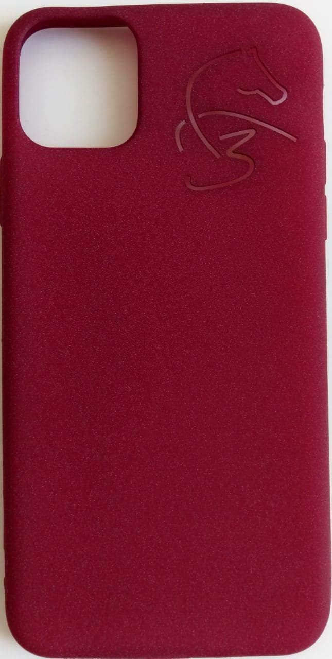 Taisho-F3 Silicone Case Back Cover for Iphone 11 Pro Max Mobile Phone Back Case (Dark red)