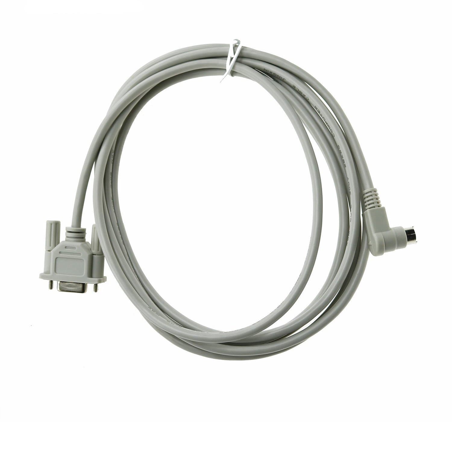 Twinkle Bay Micrologix Programming Cable Compatible 1761-CBL-PM02 1000 1100 1200 1500 Series with 8 Pin Round and 90 Degree End