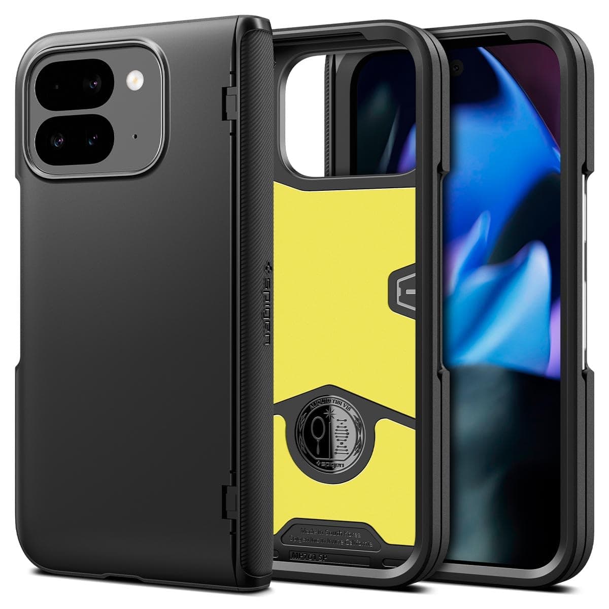 Spigen Slim Armor Pro Designed for Pixel 9 Pro Fold Case (2024) [Hinge Protection] - Black